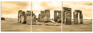 Obraz na plátne - Stonehenge - panoráma... 506FB (120x40 cm)