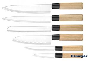Esmeyer Súprava nožov s drevenou rukoväťou, 6-dielna (100343393)