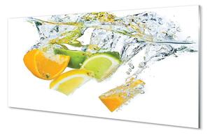 Obraz na skle voda citrus 100x50 cm 2 Prívesky