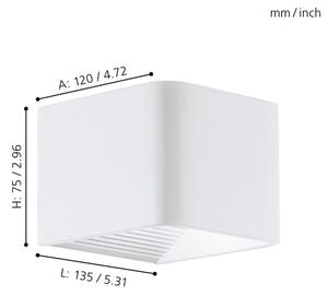 Eglo 96497 - LED Vonkajšie nástenné svietidlo DONINNI LED/6W/230V IP44