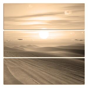 Obraz na plátne - Púštny západ slnka - štvorec. 3917FD (60x60 cm)