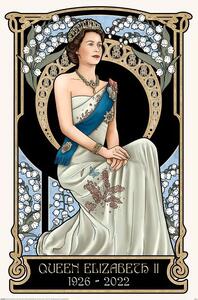 Plagát, Obraz - Art Nouveau - The Queen Elizabeth II, (61 x 91.5 cm)