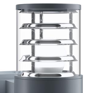 Maytoni O576WL-02GR - Vonkajšie nástenné svietidlo BRONX 2xE27/60W/230V IP54 antr