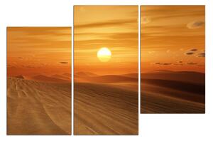 Obraz na plátne - Púštny západ slnka 1917D (150x100 cm)
