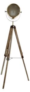 Atmosphera - Stojacia lampa EBOR 1xE27/25W/230V borovica/mosadz