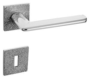 Dverové kovanie MP ELIPTICA - HR 4165 5SQ T3 (OC), kľučka-kľučka, WC kľúč, MP OC (chróm lesklý)