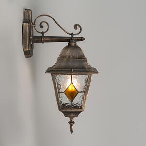 Elegantná vintage vonkajšia nástenná lampa bronzová vrátane Wifi A60 - Antigua