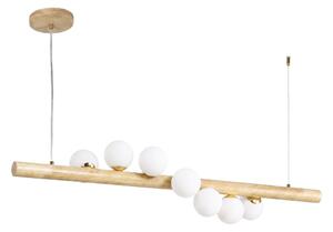 Toolight Toolight, závesné stropné svietidlo 120cm, 7xG9, APP1907-7CP, hnedá, OSW-66580