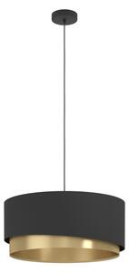 Eglo 39926 - Luster na lanku MANDERLINE 1xE27/40W/230V čierna/zlatá