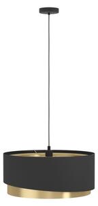Eglo 39926 - Luster na lanku MANDERLINE 1xE27/40W/230V čierna/zlatá