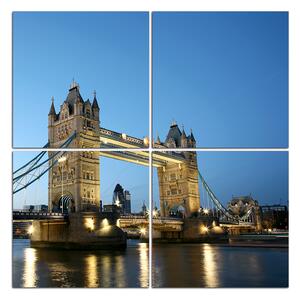 Obraz na plátne - Tower Bridge - štvorec 330D (60x60 cm)