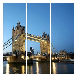 Obraz na plátne - Tower Bridge - štvorec 330B (75x75 cm)