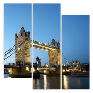 Obraz na plátne - Tower Bridge - štvorec 330C (75x75 cm)