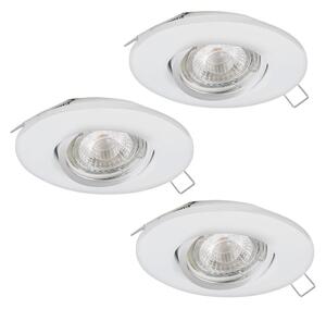 Eglo 95895 - SADA 3x LED podhľadové svietidlo PENETO 1 1xGU10-LED/3W/230V