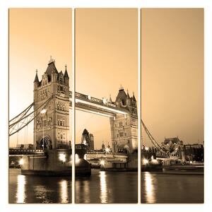 Obraz na plátne - Tower Bridge - štvorec 330FB (75x75 cm)