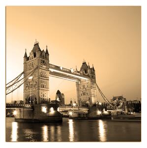 Obraz na plátne - Tower Bridge - štvorec 330FA (50x50 cm)