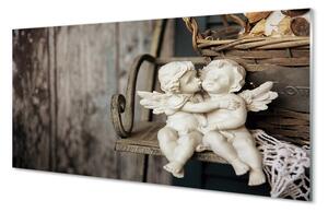 Sklenený obraz angel bozkávanie 100x50 cm 2 Prívesky