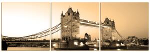 Obraz na plátne - Tower Bridge - panoráma 530FB (150x50 cm)
