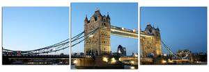 Obraz na plátne - Tower Bridge - panoráma 530D (150x50 cm)