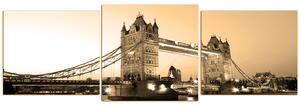 Obraz na plátne - Tower Bridge - panoráma 530FD (90x30 cm)