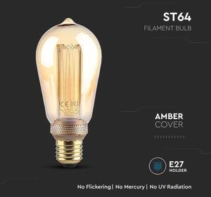 LED Žiarovka FILAMENT ST64 E27/4W/230V 1800K Art Edition