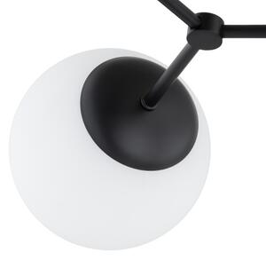 Luster na tyči FOTON 4xE14/10W/230V čierna