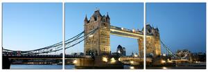 Obraz na plátne - Tower Bridge - panoráma 530C (90x30 cm)