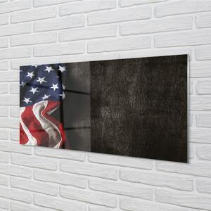 Sklenený obraz Vlajky Spojených štátov 140x70 cm 4 Prívesky