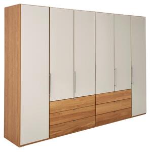 SKRIŇA S OTOČNÝMI DVERAMI, dub, farba duba, šampanská, 300/216/58 cm Dieter Knoll - Skrine