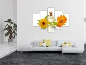 Obraz kvetinového oleja (150x105 cm)