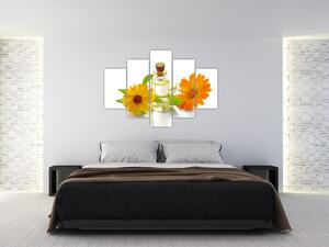 Obraz kvetinového oleja (150x105 cm)