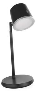LED Stmievateľná nabíjacia stolná lampa 4v1 LED/6W/3,7V 3000K/4000K/6500K čierna