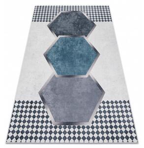 Kusový koberec Romby smotanovobiely 80x150cm
