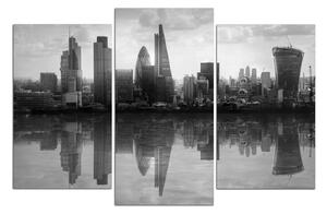 Obraz na plátne - Západ slnka Londýn 128ČC (90x60 cm)