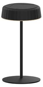 LED stmievateľná solárna nabíjacia stolná lampa VIVIEN LED/3W/5V 2700K IP54 čierna