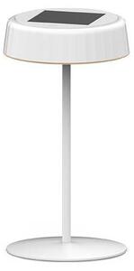 Stmievateľná solárna nabíjateľná LED stolná lampa VIVIEN LED/3W/5V 2700K IP54 biela