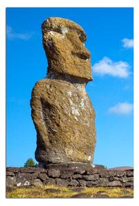 Obraz na plátne - Ahu Akivi moai - obdĺžnik 7921A (60x40 cm)