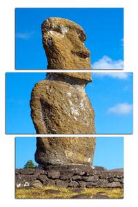 Obraz na plátne - Ahu Akivi moai - obdĺžnik 7921C (90x60 cm)