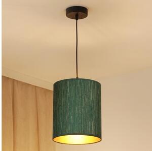 Brilagi - Luster na lanku BOSTON ROLLER 1xE27/15W/230V pr. 21 cm zelená/zlatá