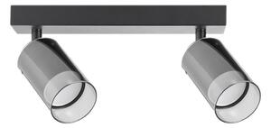 Zuma Line 2211BD-2-BK - Bodové svietidlo REN 2xGU10/50W/230V čierna/šedá