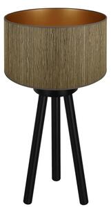 Brilagi - Stolná lampa BOSTON ROLLER 1xE27/15W/230V hnedá/zlatá