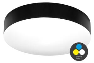 Ecolite WML300-CCT/24W/CR - LED Stropné svietidlo MAKARON LED/24W/230V IP44 čierna