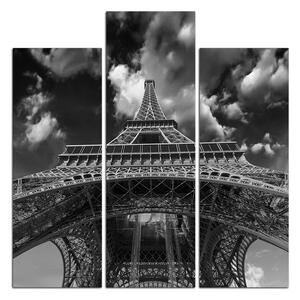 Obraz na plátne - Eiffelova veža - pohľad zdola - štvorec 335ČC (75x75 cm)