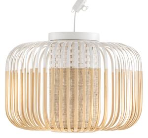 Stropné Lampa Forestier, Bamboo Light S, stmievateľné, Biela, Obývacia izba, Bambus, Dizajnový