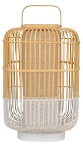 Stolové Lampa Forestier, Bamboo, Biela, Obývacia izba, Bambus, Dizajnový
