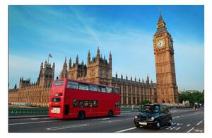 Obraz na plátne - Autobus v Londýne 131A (120x80 cm)
