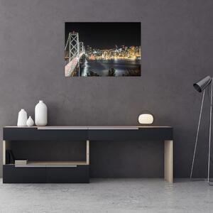 Obraz Brooklynského mostu a New Yorku (70x50 cm)