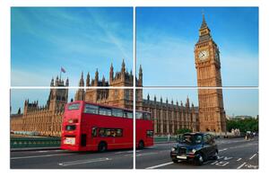 Obraz na plátne - Autobus v Londýne 131C (120x80 cm)