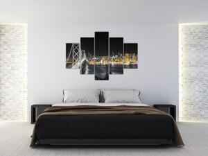 Obraz Brooklynského mostu a New Yorku (150x105 cm)