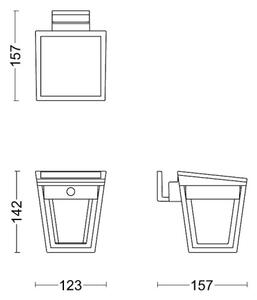 Philips-LED Solárne nástenné svietidlo so senzorom NISSA LED/1,8W/3,7V 3000K IP44